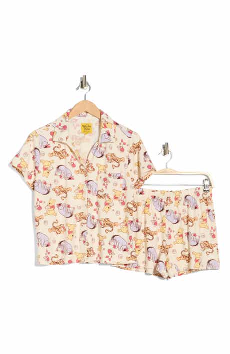 Winnie the Pooh Notch Collar Short Pajamas