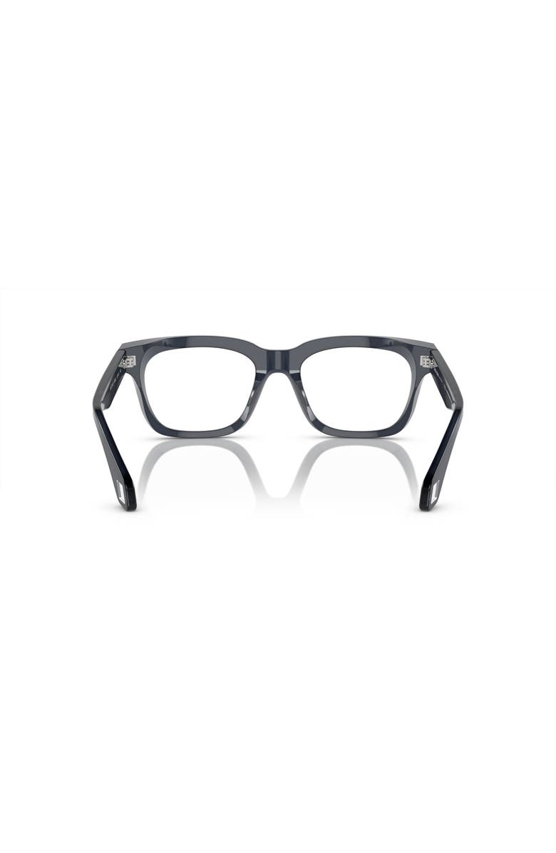 Giorgio Armani 52mm Rectangle optical glasses, Alternate, color, Brown