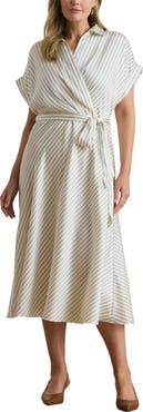 Lauren Ralph Lauren Stripe Twill Dress