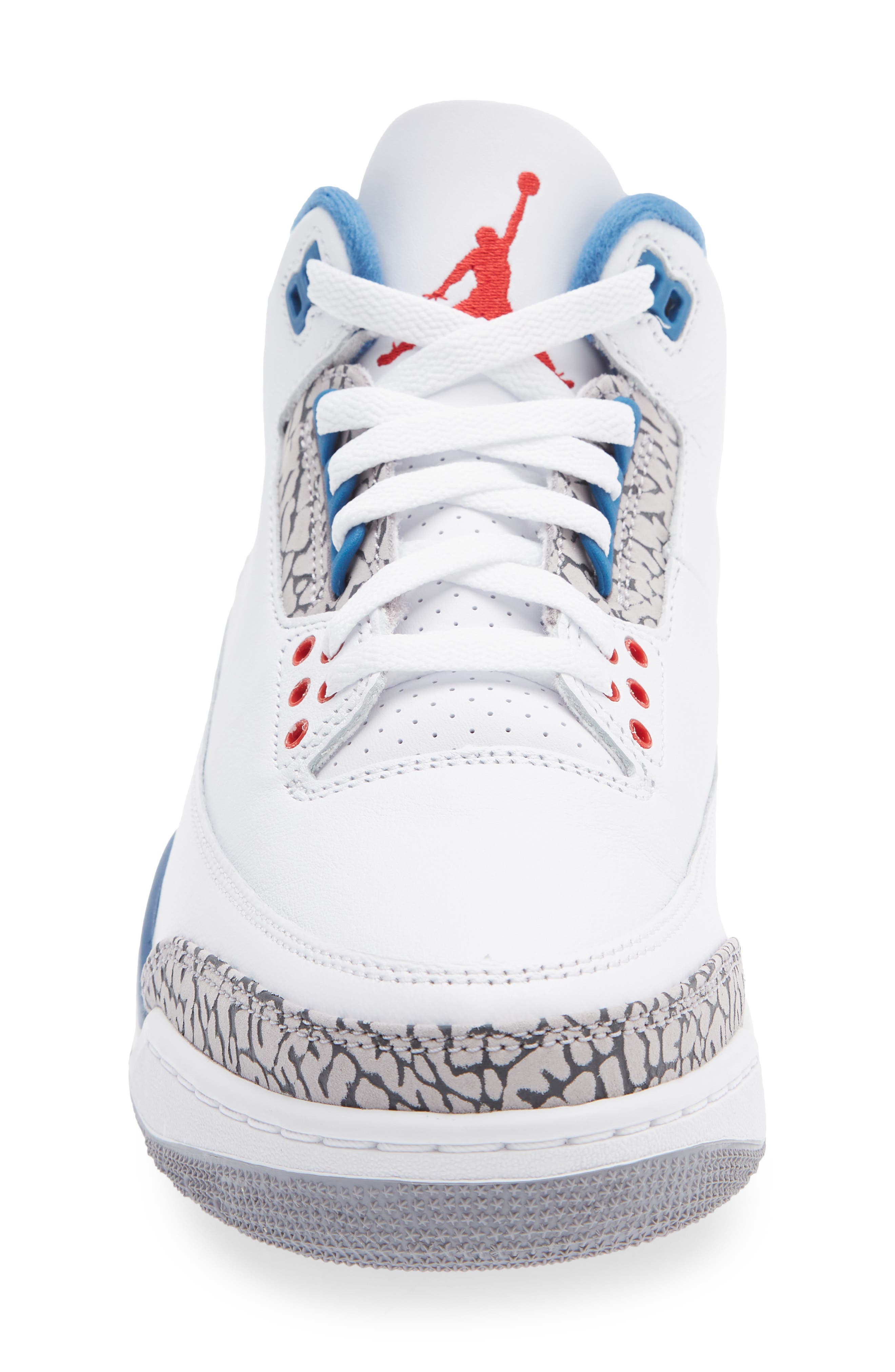 Air Jordan 3 Retro Basketball Sneaker, Alternate, color, WHITE/ MULTI-COLOR