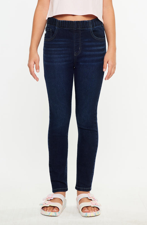 Kancan Kids'  Crystal High Rise Ankle Skinny Jeans In Blue