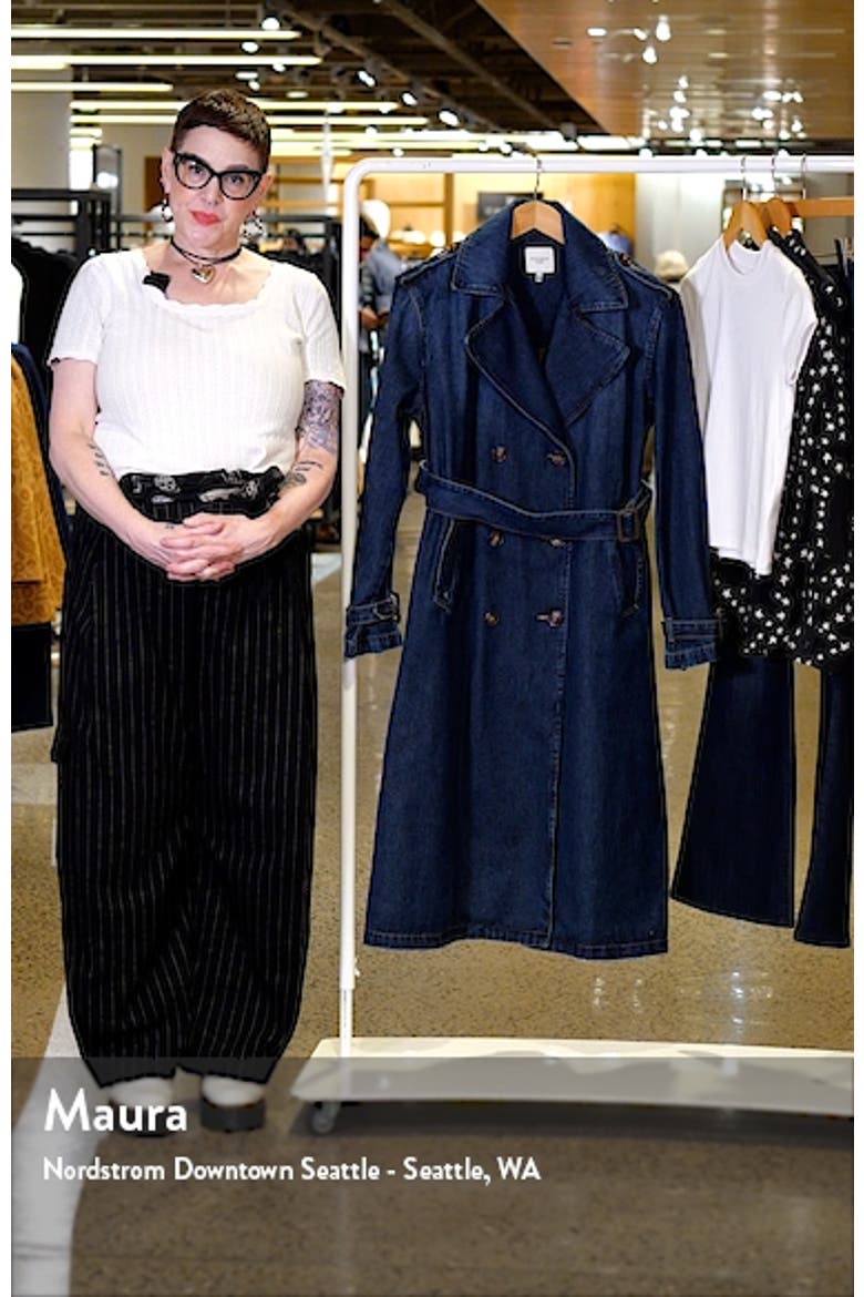 Classic Denim Trench Coat video