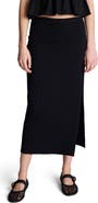 Kenneth Cole Ribbed Midi Skirt