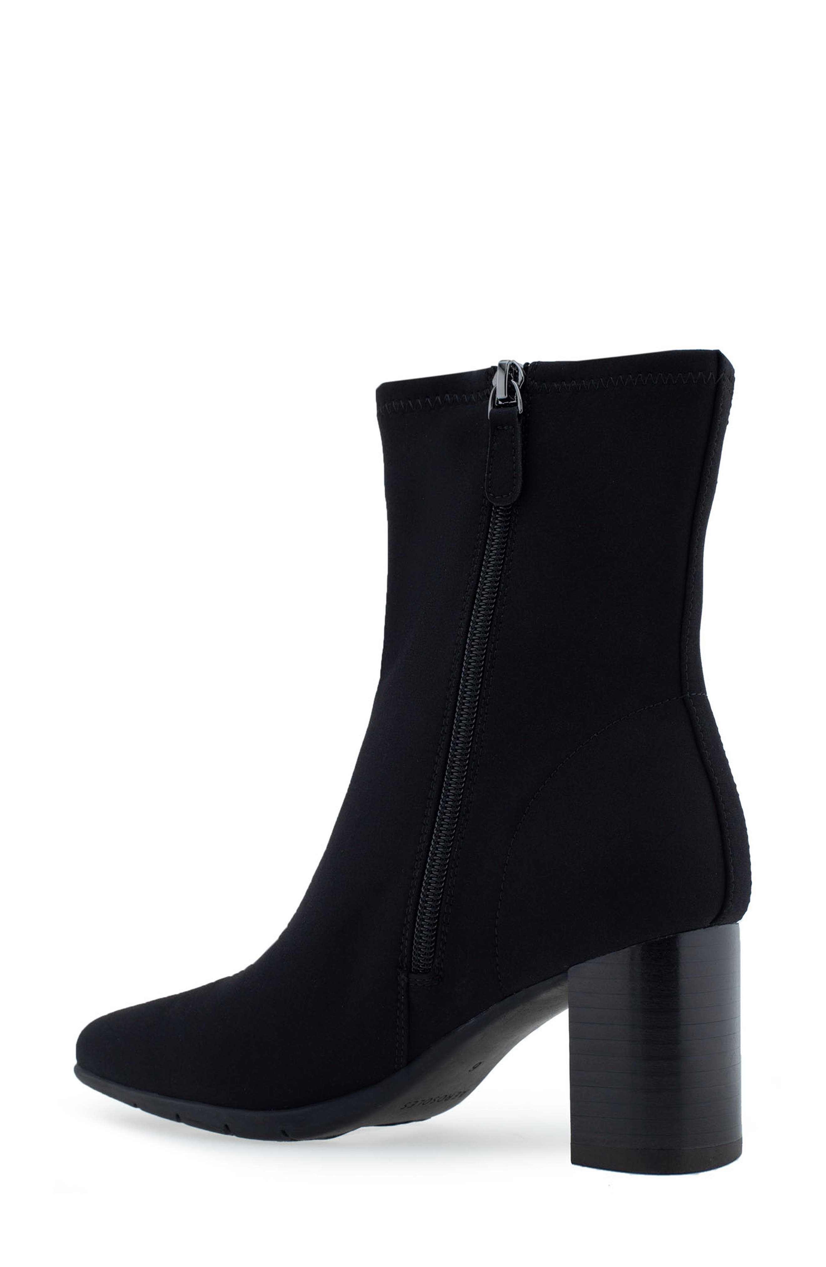 Miley Heeled Boot - Wide Width Available, Alternate, color, BLACK FAUX