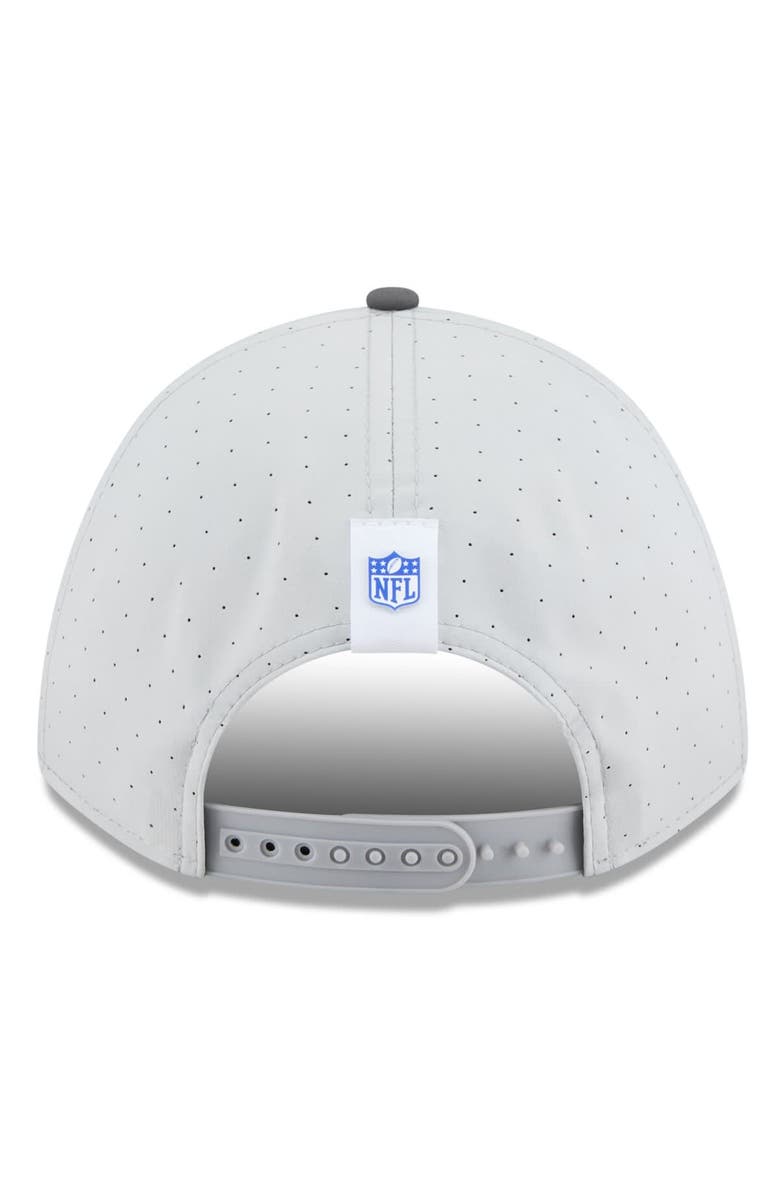 New Era Men's New Era Gray/Graphite New York Giants 2025 NFL Training Camp A-Frame 9FORTY Adjustable Hat, Alternate, color, Gray