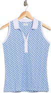 Callaway Chevron Geometric Sleeveless Polo