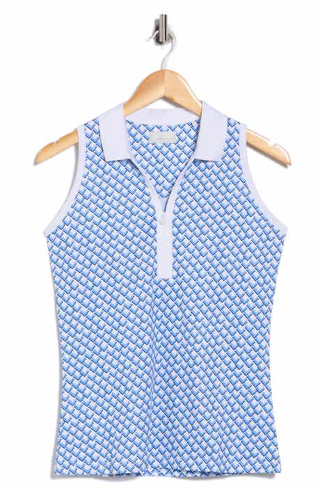 Callaway Chevron Geometric Sleeveless Polo