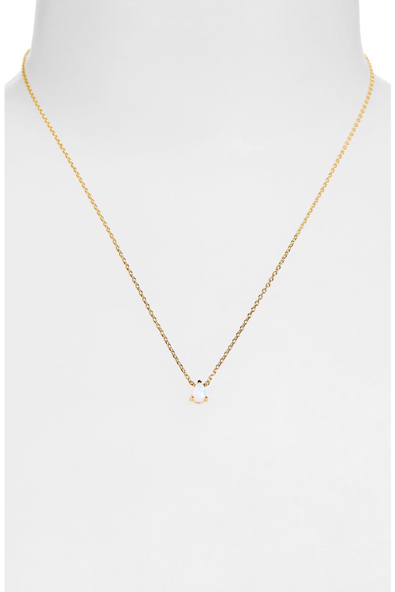 The Olivia Opal Necklace, Alternate, color, GOLD