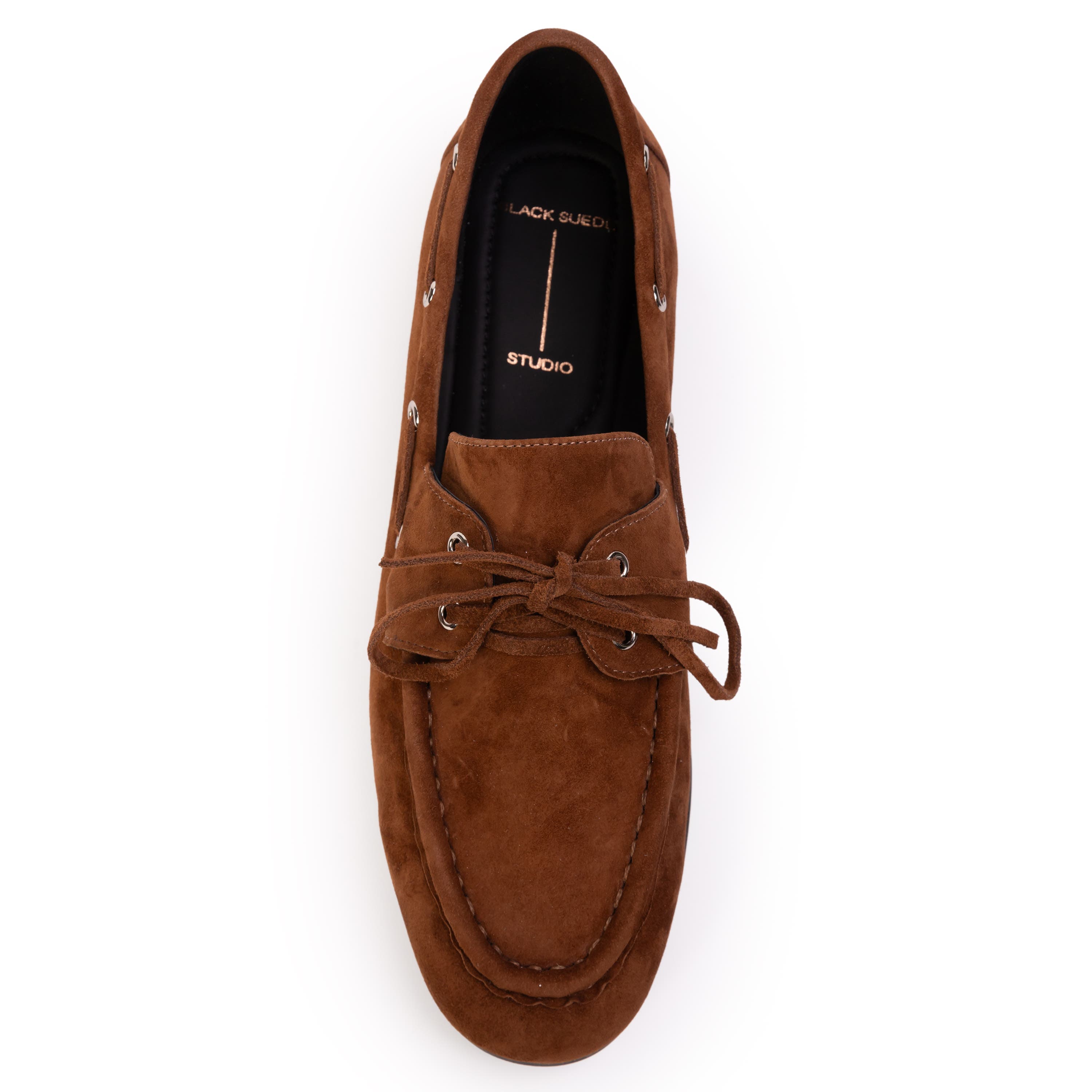 BLACK SUEDE STUDIO Davy Suede, Alternate, color, Tobacco Suede