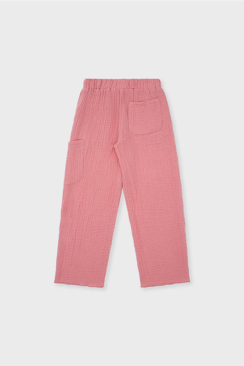 Organic Cotton Waffle Pant, Alternate, color, Mauve Glow