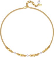 Classicharms Double Stranded Necklace With Freshwater Pearls
