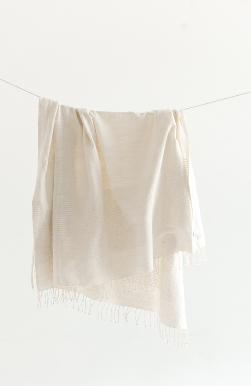 Creative Women Riviera Throw in Natural 