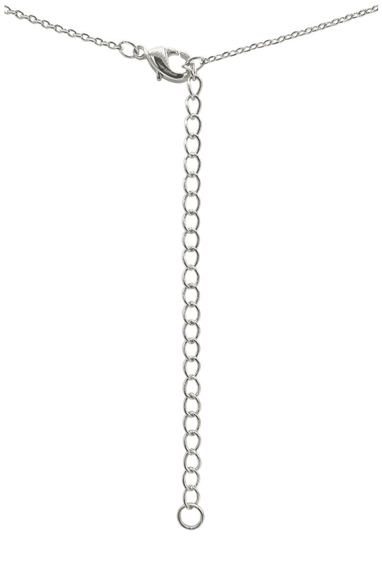 Sterling Silver Birthstone Halo Pendant Necklace, Alternate, color, SILVER - MOONSTONE - APRIL