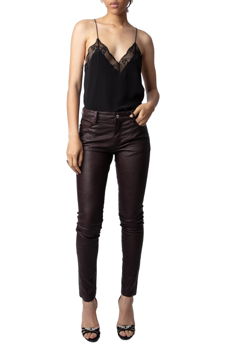 Zadig & Voltaire Phlame Leather Pants | Nordstrom