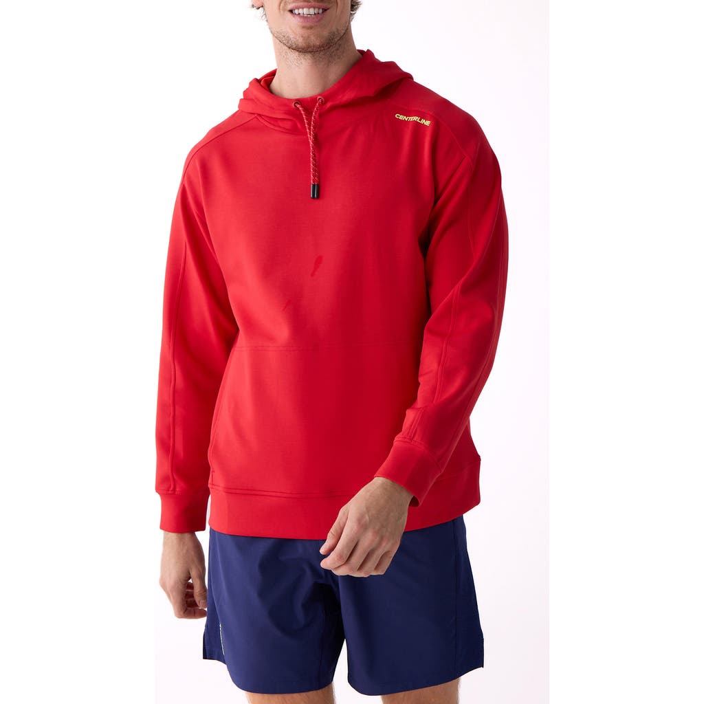 Centerline Athletics Hooded Sweatshirt In Red