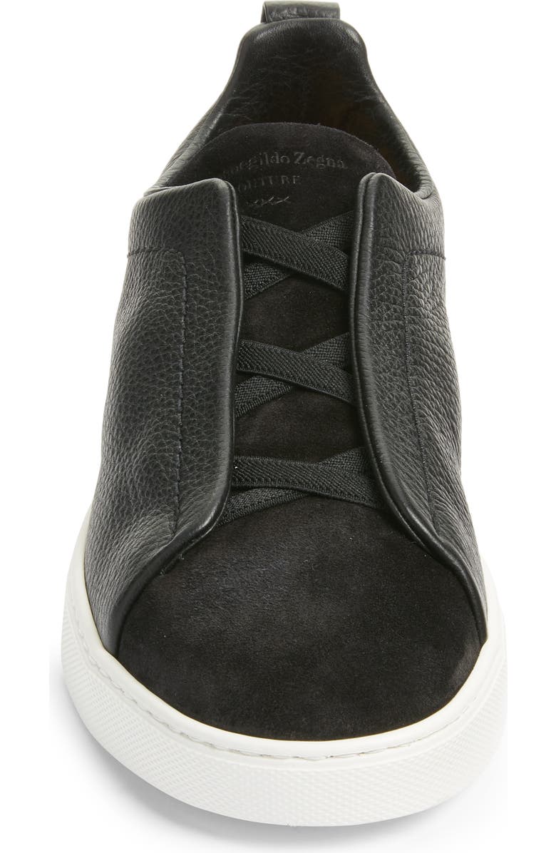 ZEGNA Triple Stitch Low Top Sneaker, Alternate, color,