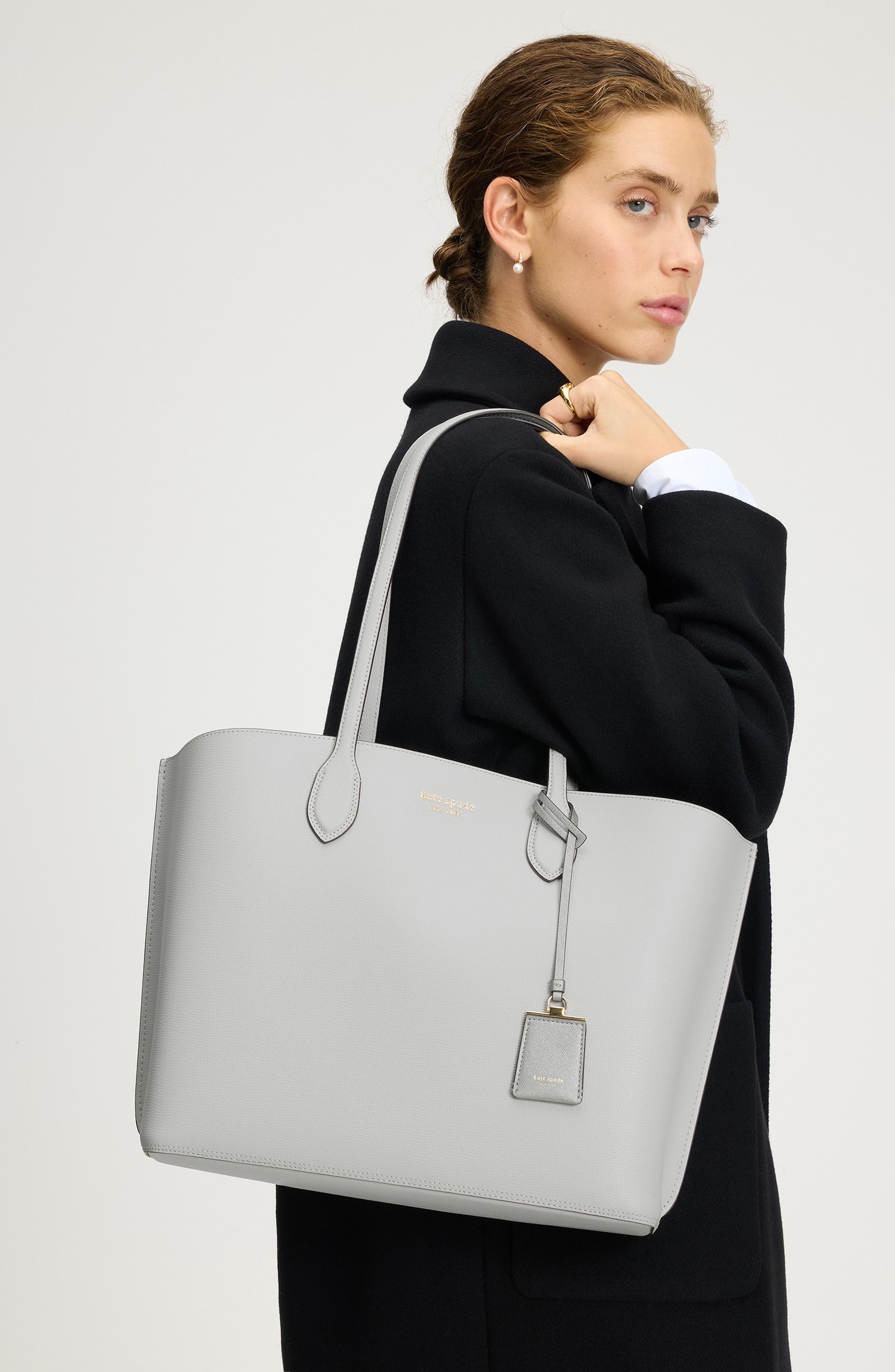 Kate Spade New York suite leather tote, Alternate, color, Stone Path Multi