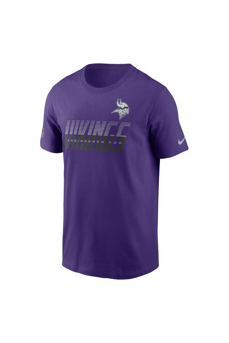 Men's Nike Purple Minnesota Vikings Sideline Dri-FIT T-Shirt, Alternate, color, Purple