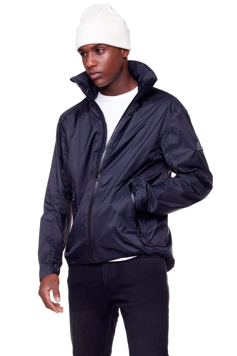 STEWART - Recycled Ultralight Windshell Jacket, Alternate, color, BLACK