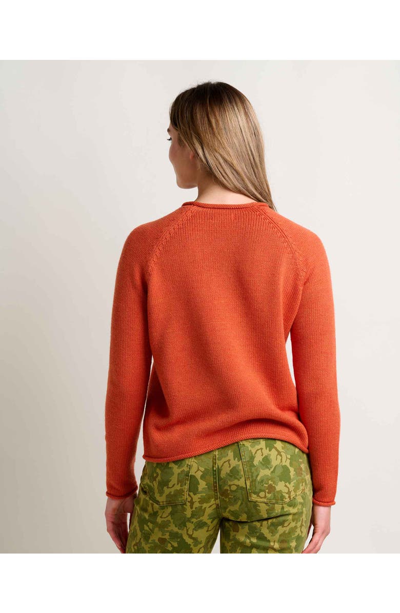 Toad & Co Women's Alpineglo Sweater, Alternate, color, Burnt Ochre