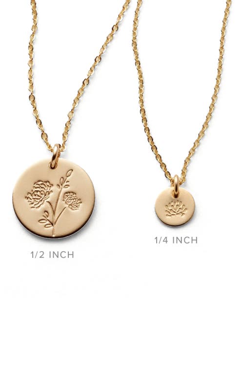 Made By Mary November Birth Flower Necklace