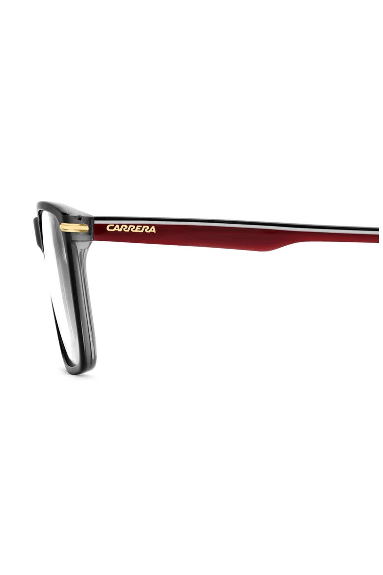 54mm Rectangular Optical Glasses, Alternate, color, BLACK RED