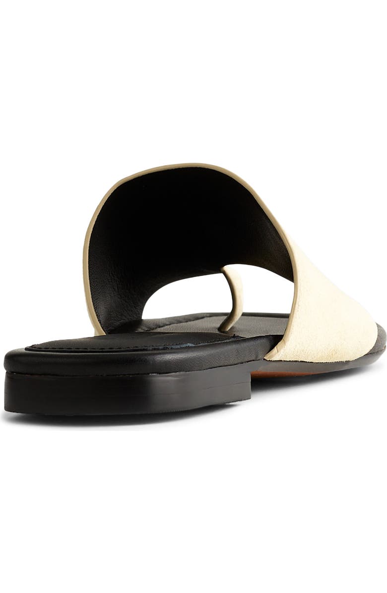 Madewell The Maycie Toe Loop Slide Sandal, Alternate, color, Flax