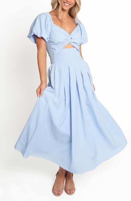 Petal & Pup Cintra Puff Sleeve Maxi Dress