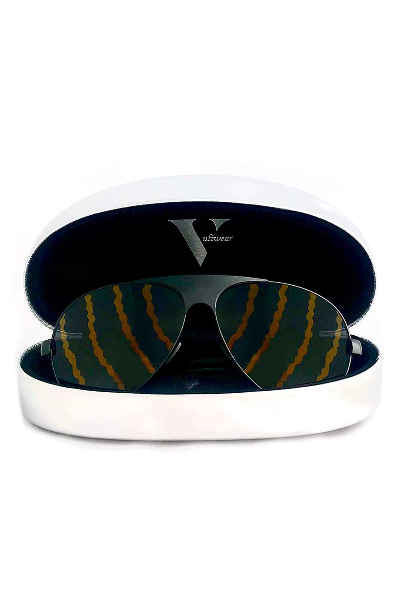 VULIWEAR Elevated Aviator Polarized Sunglasses, Alternate, color, Rise