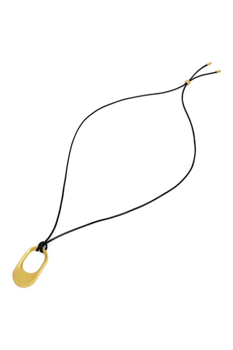 Crosby Long Pendant Necklace, Alternate, color, GOLD