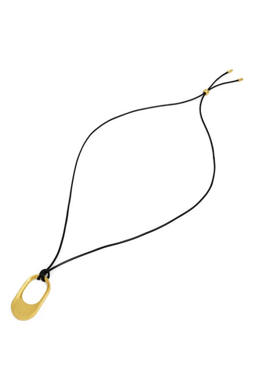 Dean Davidson Crosby Long Pendant Necklace In Black