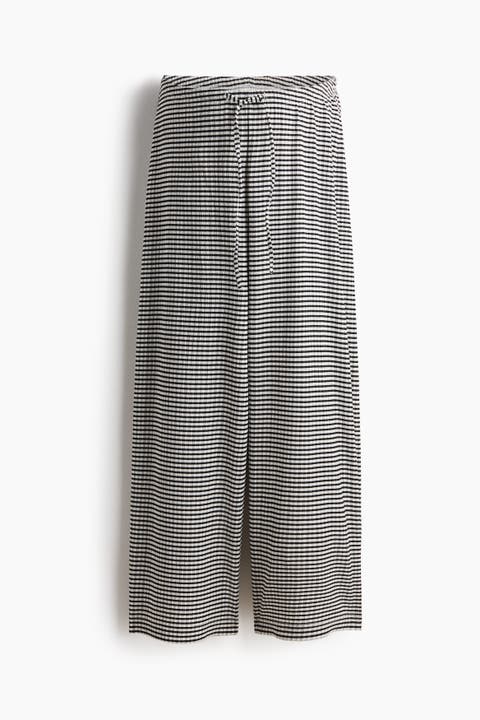 Mama Textured Drawstring Trousers