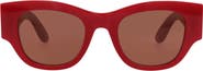 McQueen 50mm Cat Eye Sunglasses