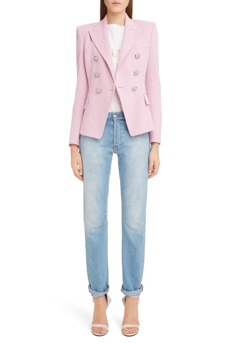 Straight Fit Jeans, Alternate, color, BLEU JEAN