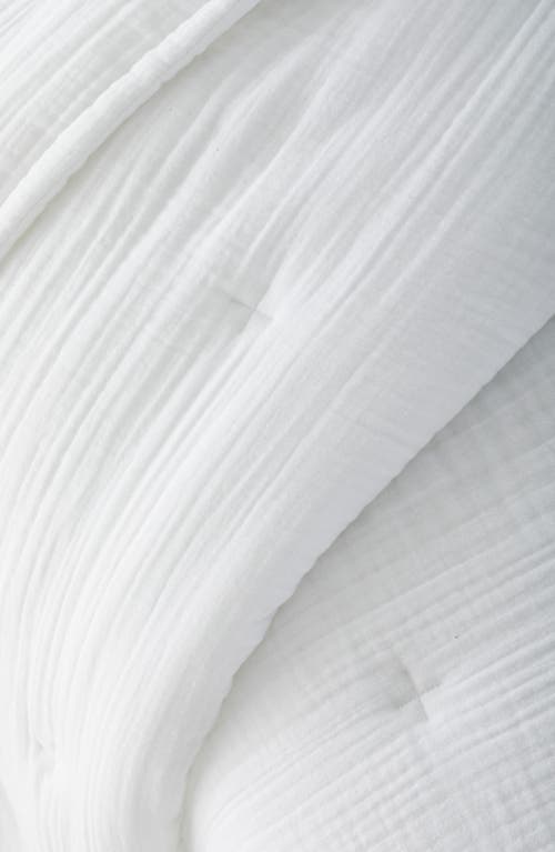 Nordstrom Cotton Gauze Quilt & Shams Set In White