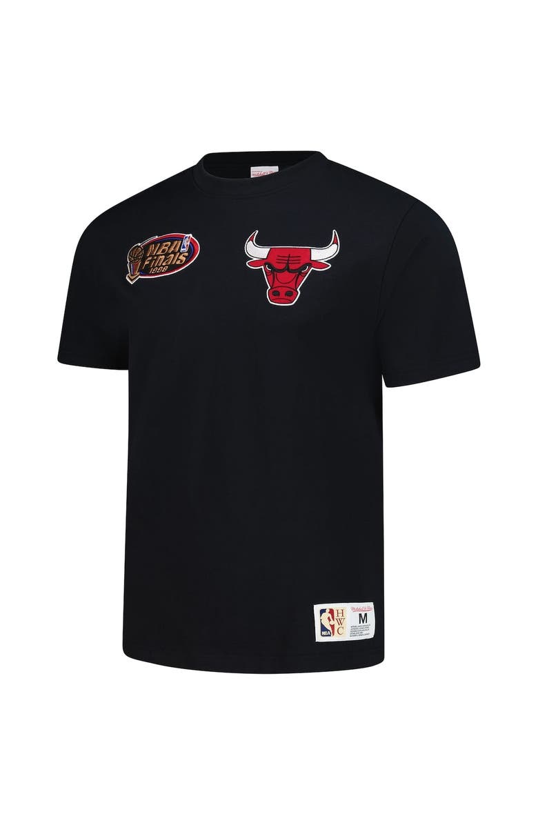 Mitchell & Ness Men's Mitchell & Ness Scottie Pippen Black Chicago Bulls Hardwood Classics NBA Legends T-Shirt, Alternate, color, Black