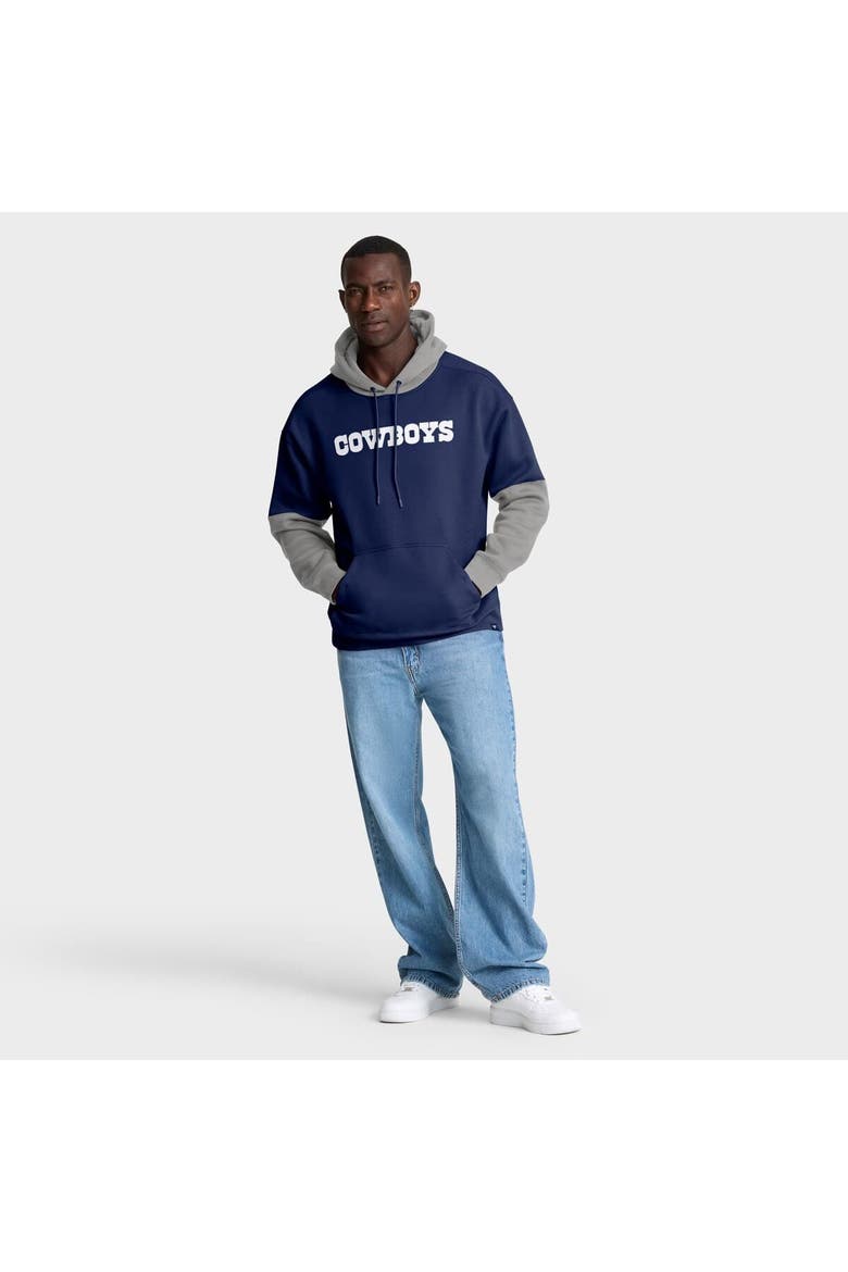 Men's Fanatics Navy Dallas Cowboys Helmet Pullover Hoodie, Alternate, color, Navy