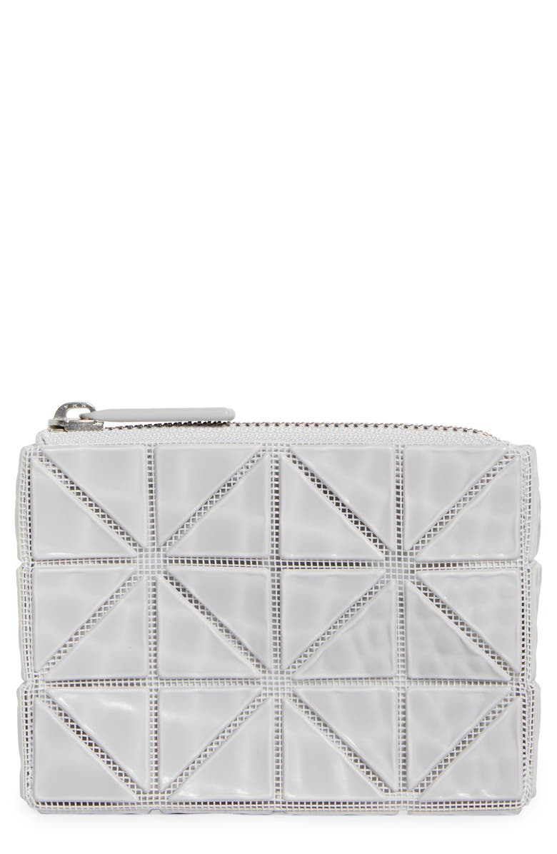 Bao Bao Issey Miyake Cassette Zip Wallet, Main, color, One-Tone Gray