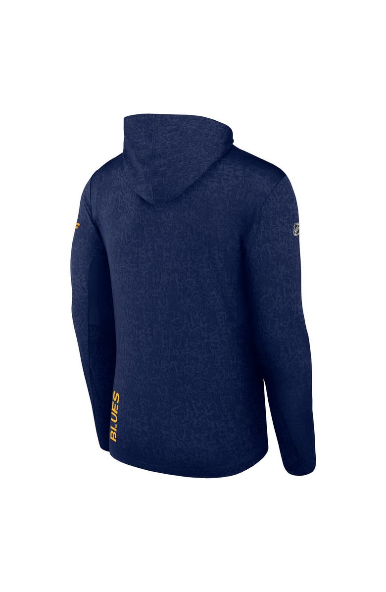 FANATICS Men's Fanatics Branded  Navy St. Louis Blues Authentic Pro Lightweight Pullover Hoodie, Alternate, color, Navy
