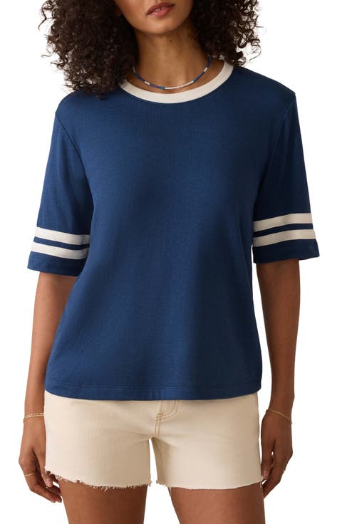 Cloud Varsity Cotton & Modal T-Shirt