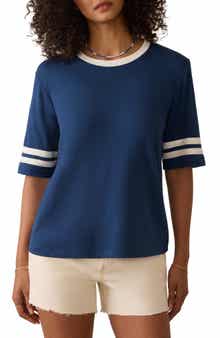 Cloud Varsity Cotton & Modal T-Shirt