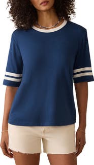 Faherty Cloud Varsity Cotton & Modal T-Shirt