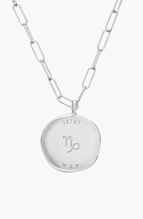 Birthdate Co. The August Birthdate Silver Pendant In August 27th - Silver