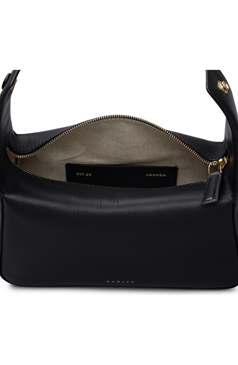 Radley De Beauvoir Small Ziptop Satchel Bag, Alternate, color, Black