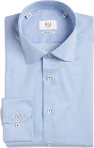 1863 by Eterna Luxury Modern Fit Micro Stripe Non-Iron Dress Shirt