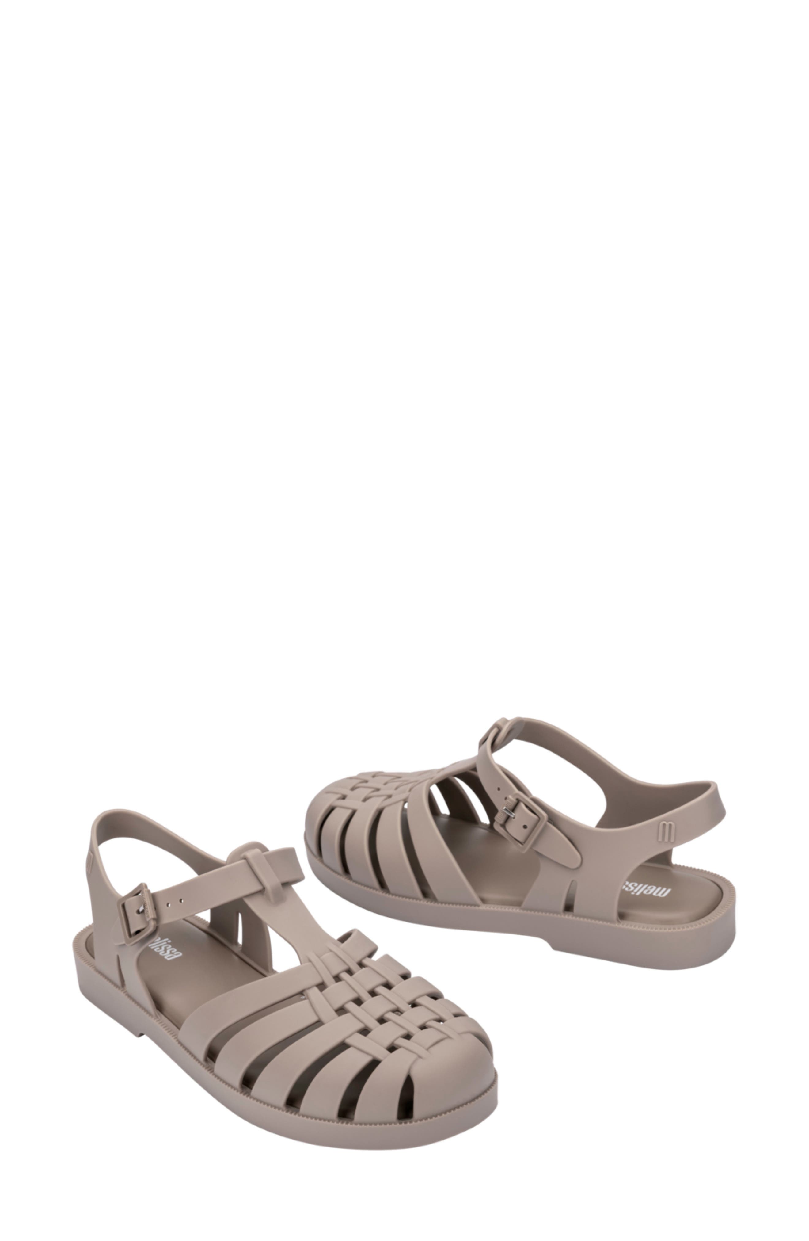 Melissa Possession Jelly Fisherman Sandal, Alternate, color, Matt Beige