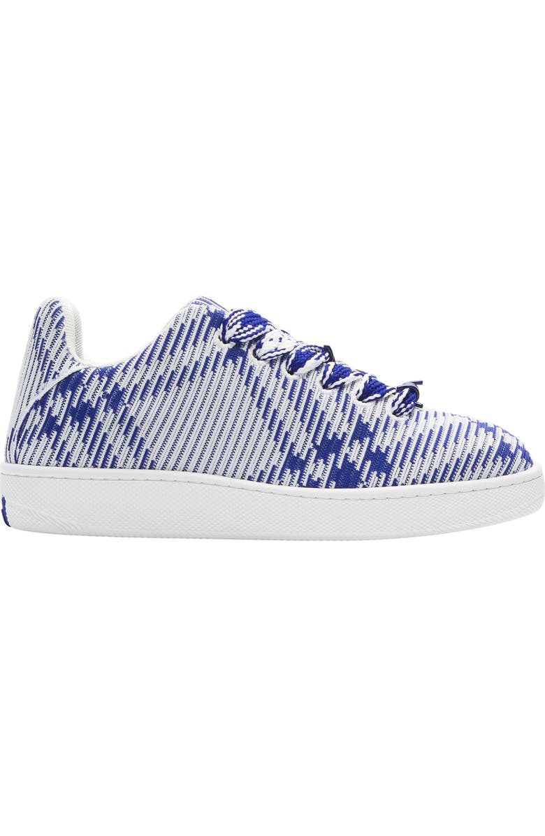 Burberry Check Knit Box Sneaker, Main, color,