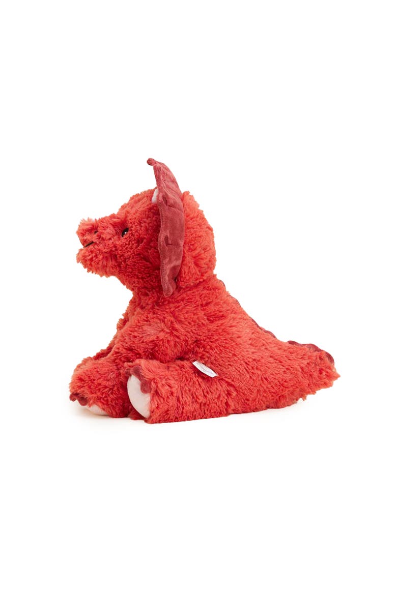 Triceratops Plush Toy, Alternate, color, Red