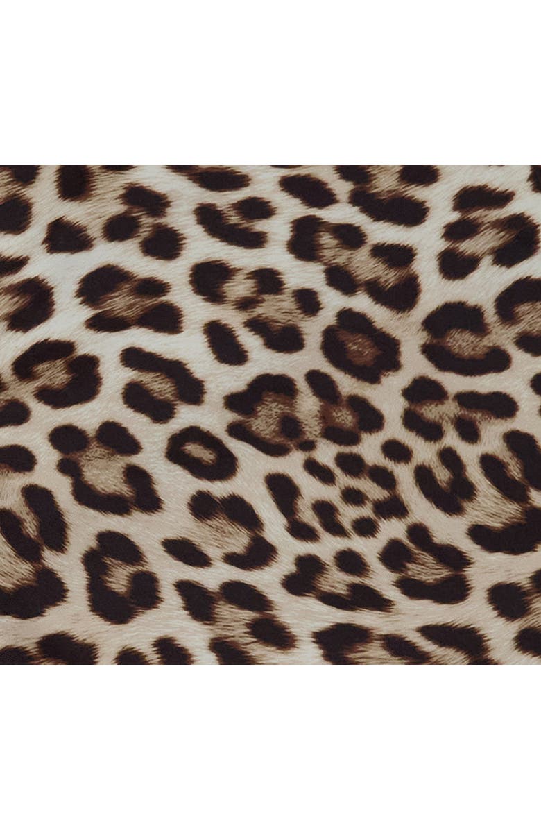 Lords of Harlech Leopard Mens Tailored Swim Short, Alternate, color, Leopard Brown