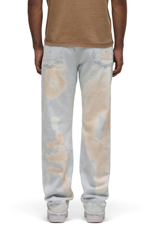 Hudson Wes Classic Straight Fit Jeans In Bleached Cloud